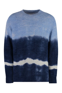 Henley Cotton blend crew-neck sweater